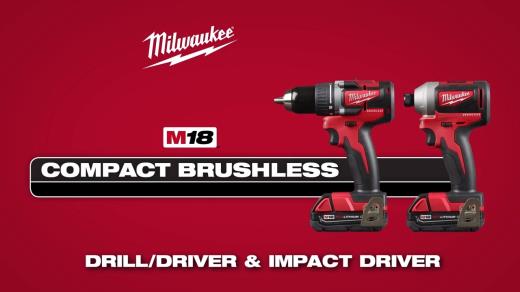 Drill//Driver Milwaukee 2801-20 M18 18V Lithium-Ion Brushless 1//2 in VG